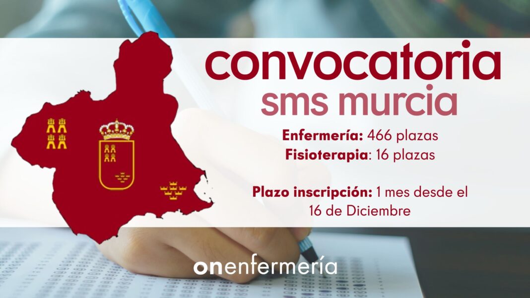 Convocatoria Murcia Enfermería +Fisioterapia Convocatoria Murcia Enfermería +Fisioterapia