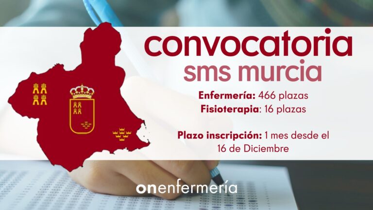 Convocatoria Murcia Enfermería +Fisioterapia