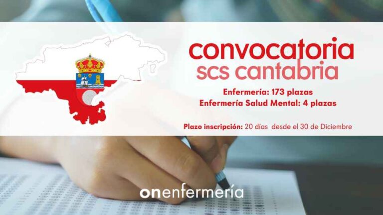 Convocatoria SCS Cantabria Enfermería