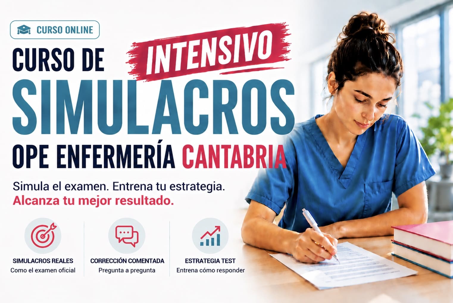 OPE ENFERMERIA CANTABRIA CURSO INTENSIVO SIMULACROS