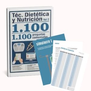 Libro 10 Simulacros TÉCNICO EN DIETÉTICA Y NUTRICIÓN (vol2)