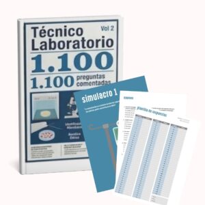 Libro 10 Simulacros TÉCNICO EN LABORATORIO (vol.1)
